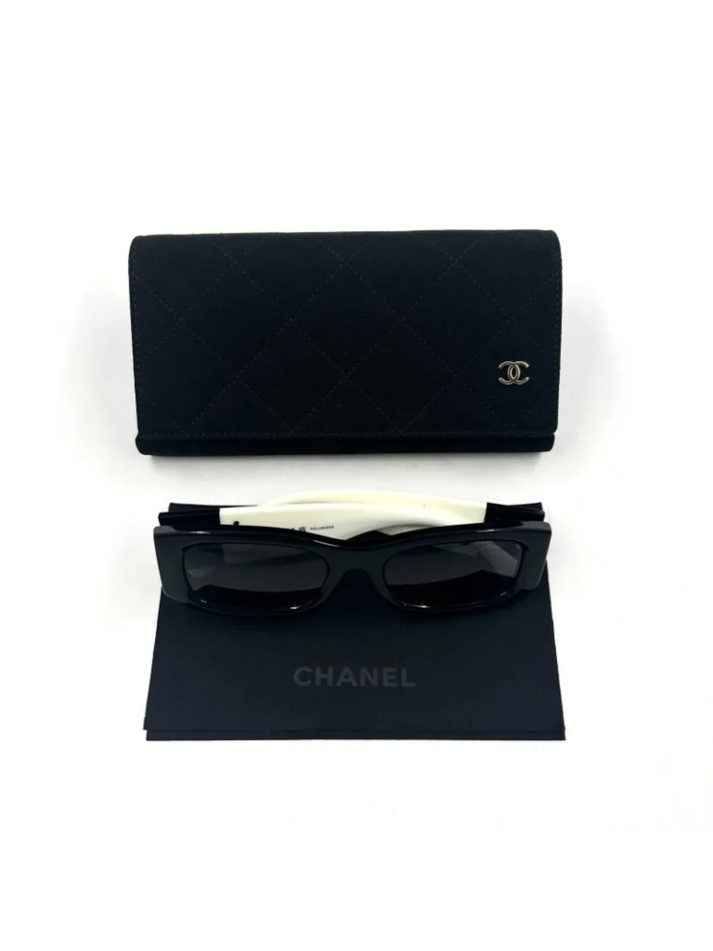 Chanel Rectangle Eyewear Black